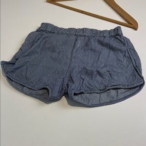 Madewell Navy Striped Shorts Size XS
